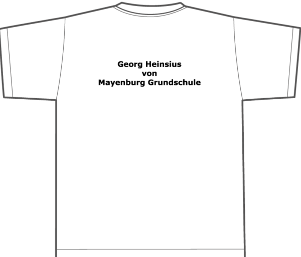 Textildruck " Schlausitz-Logo" mit eigenen Textilien